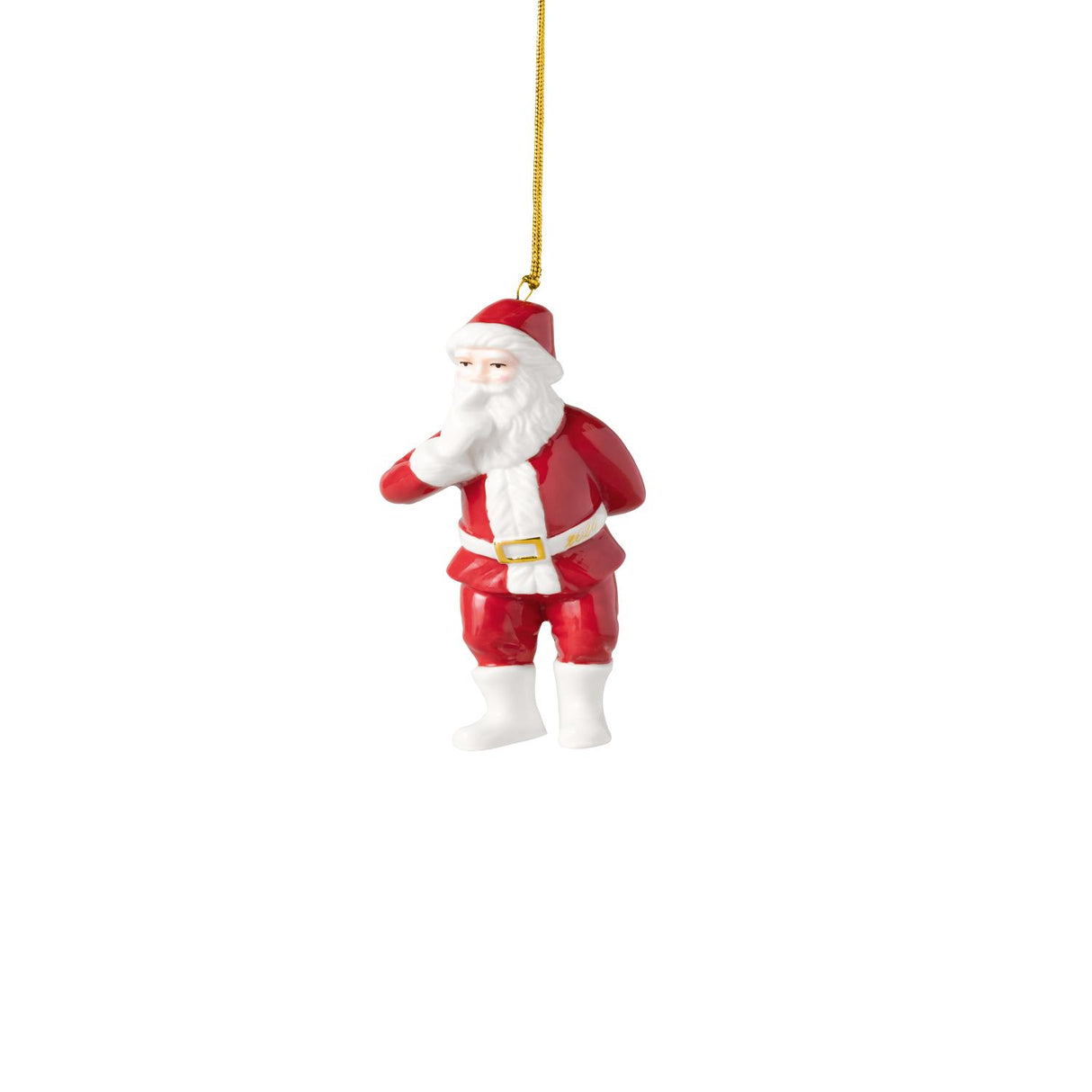 VILLEROY & BOCH Addobbo Babbo Natale Christmas Classics 2026 Oro in Porcellana Premium 11cm