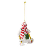 VILLEROY & BOCH Addobbo Natalizio Pupazzo di Neve Christmas Classics 2026 Oro in Porcellana Premium 10cm