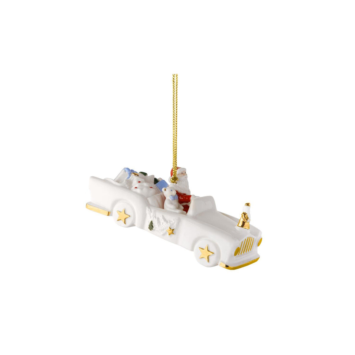 VILLEROY & BOCH Addobbo Natalizio Cadillac Christmas Classics 2026 Oro in Porcellana Premium 5cm
