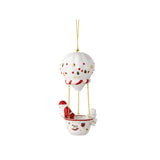 VILLEROY & BOCH Addobbo Natalizio Mongolfiera Christmas Classics 2026 Oro in Porcellana Premium 15cm