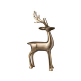 VILLEROY & BOCH Statuina Natalizia Cervo Christmas Chic Oro in Alluminio 44cm