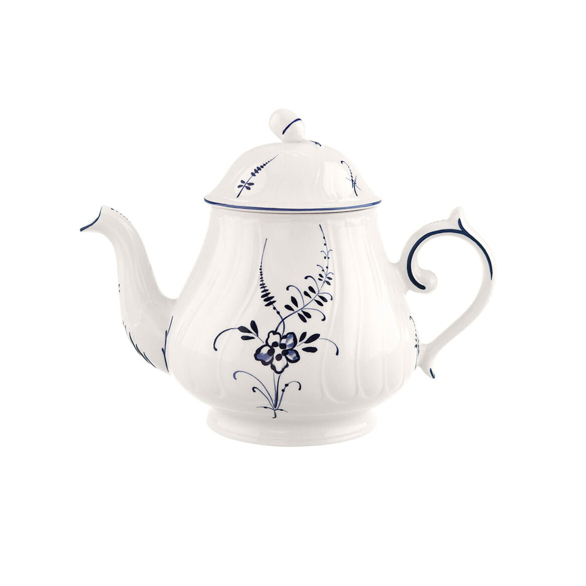 Teiera Vieux Luxembourg Villeroy & Boch in porcellana bianca 1100 ml
