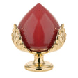Pumo pugliese Bongelli Preziosi in marmorino rosso e oro 17 cm