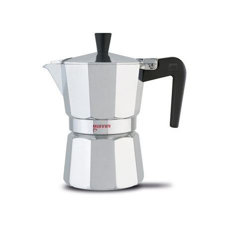 Caffettiera Nina Giannini in acciaio inox lucido 1 tazza