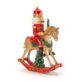 NOEL by Lamart - Soldatino a Cavallo Resina 36 cm Decorazione Natale 1022164