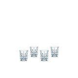 Set 4 bicchieri shot Nachtmann in cristallo intagliato 55 ml