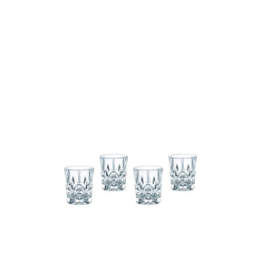 Set 4 bicchieri shot Nachtmann in cristallo intagliato 55 ml