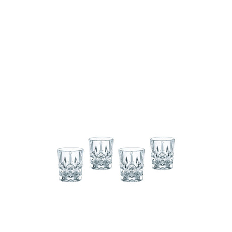 Set 4 bicchieri shot Nachtmann in cristallo intagliato 55 ml