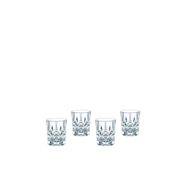 Set 4 bicchieri shot Nachtmann in cristallo intagliato 55 ml