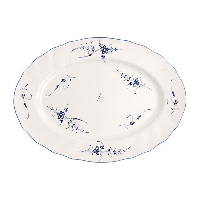 Piatto da portata Villeroy & Boch Vieux Luxembourg in porcellana bianca 43cm