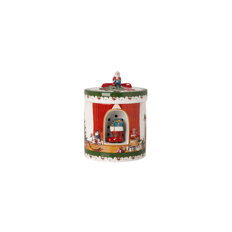 Scatola carillon Christmas Toys Villeroy & Boch in porcellana 22 cm