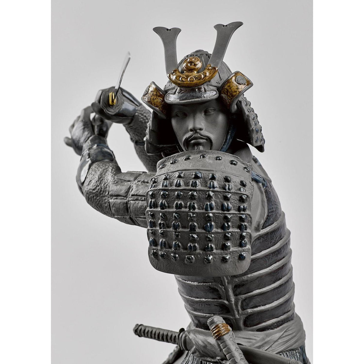 LLADRO' Scultura Guerriero Samurai 60x44cm Porcellana