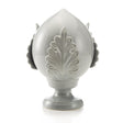 Pumo Pugliese Palais Royal in ceramica grigio perla 17 cm