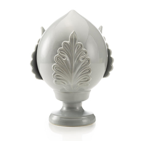 Pumo Pugliese Palais Royal in ceramica grigio perla 17 cm