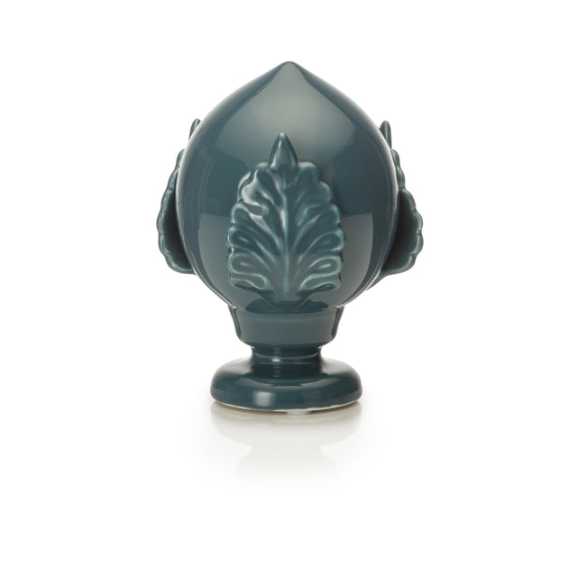 Pumo Pugliese Palais Royal in ceramica blu ottanio 17 cm