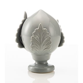 Pumo Pugliese Palais Royal in ceramica grigio perla 20 cm