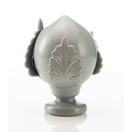 Pumo Pugliese Palais Royal in ceramica grigio perla 20 cm