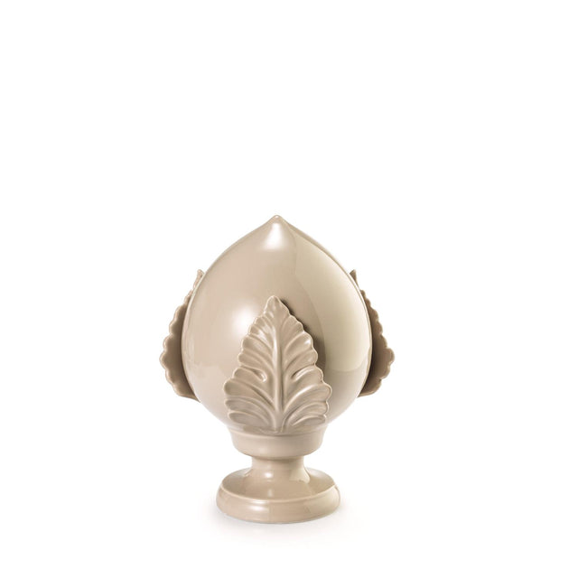 Pumo Pugliese Palais Royal in ceramica color taupe 20 cm