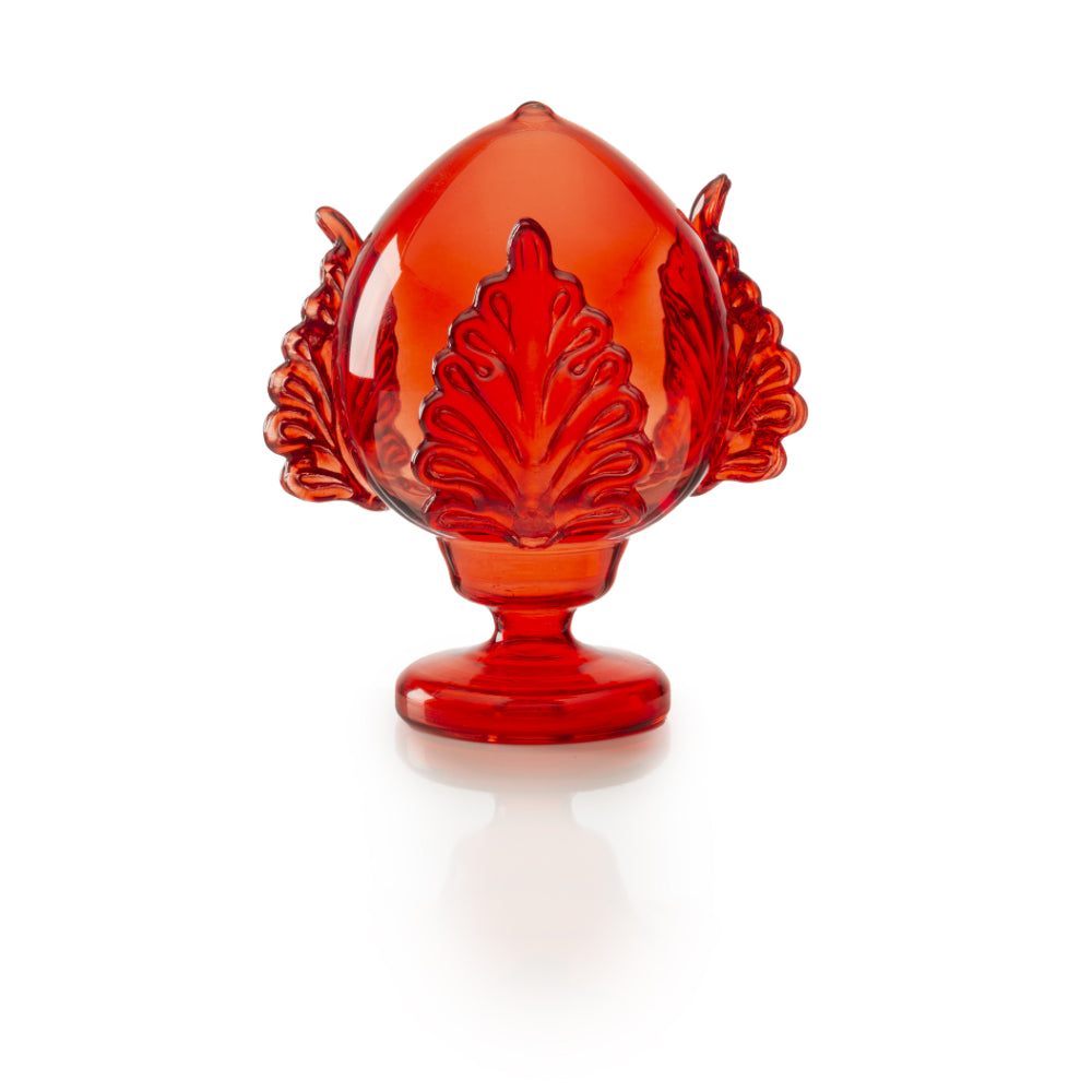Pumo Pugliese Palais Royal in vetro rosso altezza 20 cm