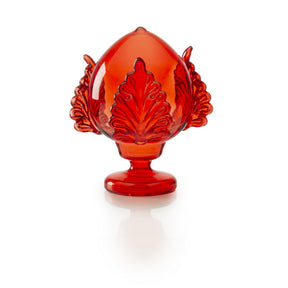 Pumo Pugliese Palais Royal in vetro rosso altezza 20 cm