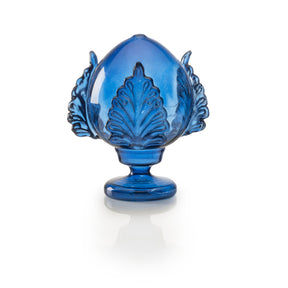 Pumo Pugliese Palais Royal in vetro blu 20 cm