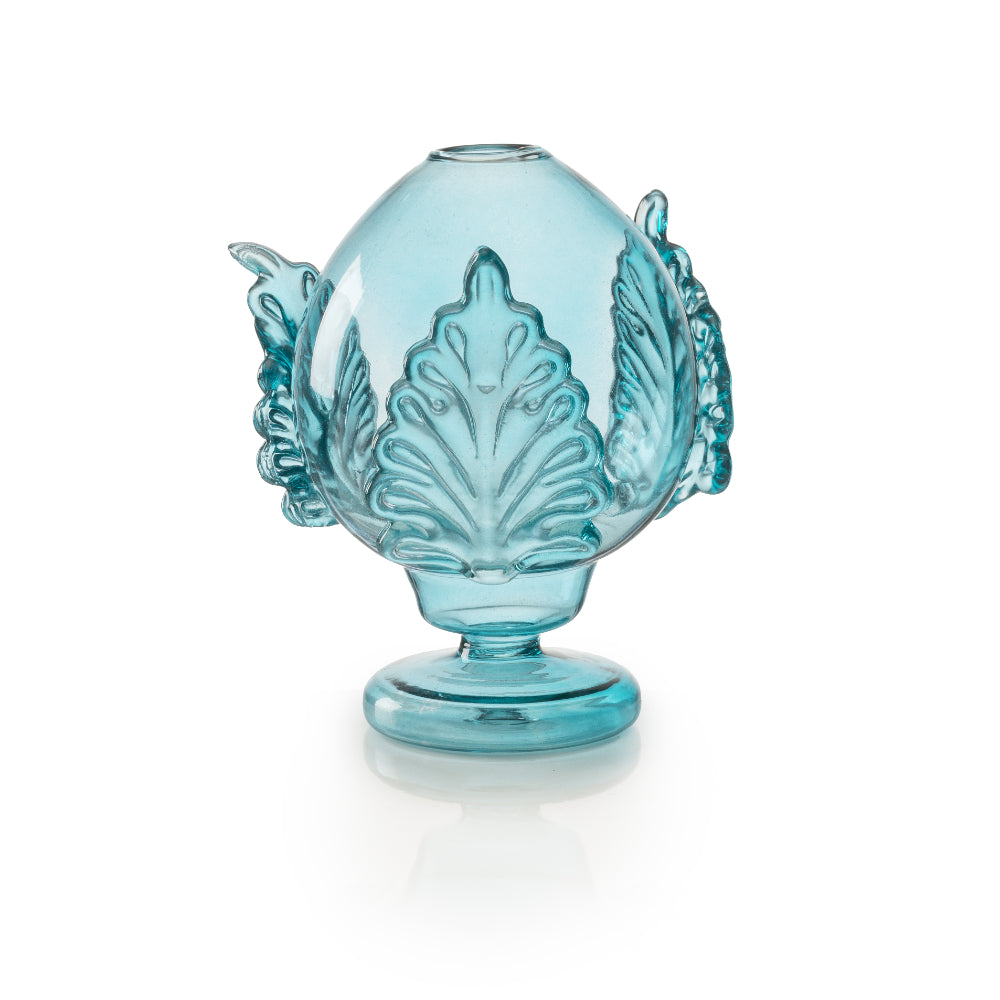 Pumo Pugliese Palais Royal in vetro azzurro diffusore 20 cm