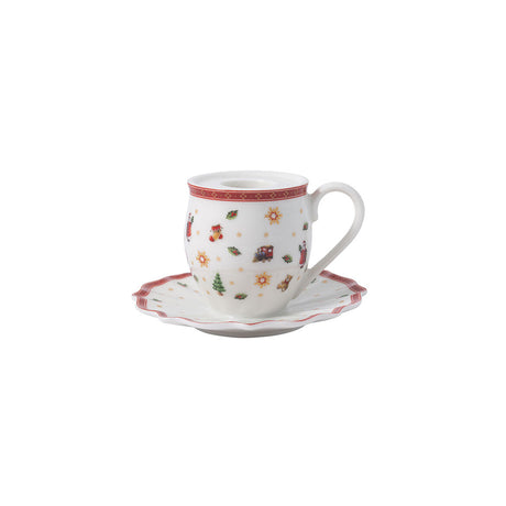 Portacandele Toy's Delight Villeroy & Boch in porcellana decorata 10x6 cm