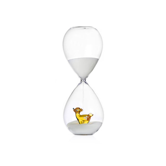 Clessidra Cerbiatto Ichendorf in vetro borosilicato 20 cm