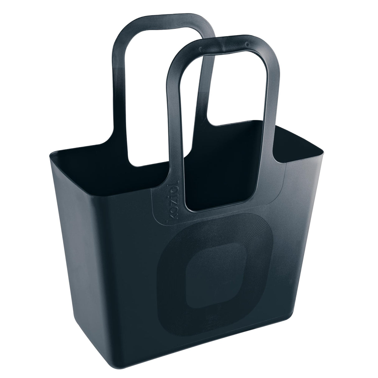 Borsa spesa Tasche XL Koziol in materiale organico nero 54x44 cm