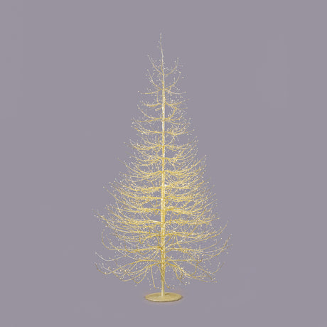 Albero Faggio Rich EDG in metallo oro con 2690 microled 210x130 cm