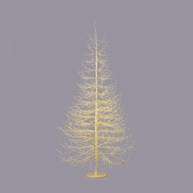Albero Faggio Rich EDG in metallo oro con 2690 microled 210x130 cm
