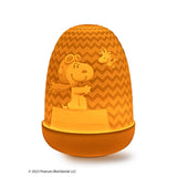 Lampada da tavolo Snoopy Dome Lladrò in porcellana con litofania 15x11 cm