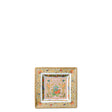 Ciotola quadrata Versace Le Jardin in porcellana con decori floreali 14x14 cm