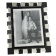 Portafoto Vertigo Maxi Arti & Mestieri in ferro avorio e nero 34,5x29,4 cm