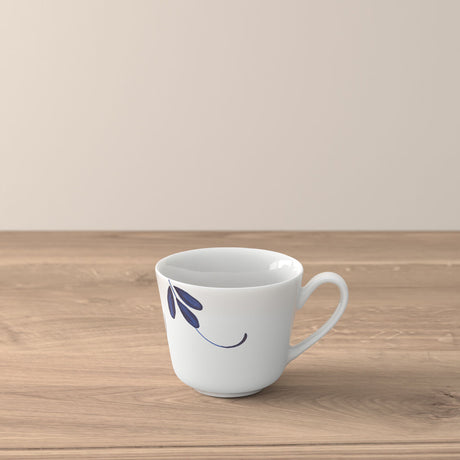 Tazzina espresso Villeroy & Boch in porcellana decoro blu e bianco 100 ml