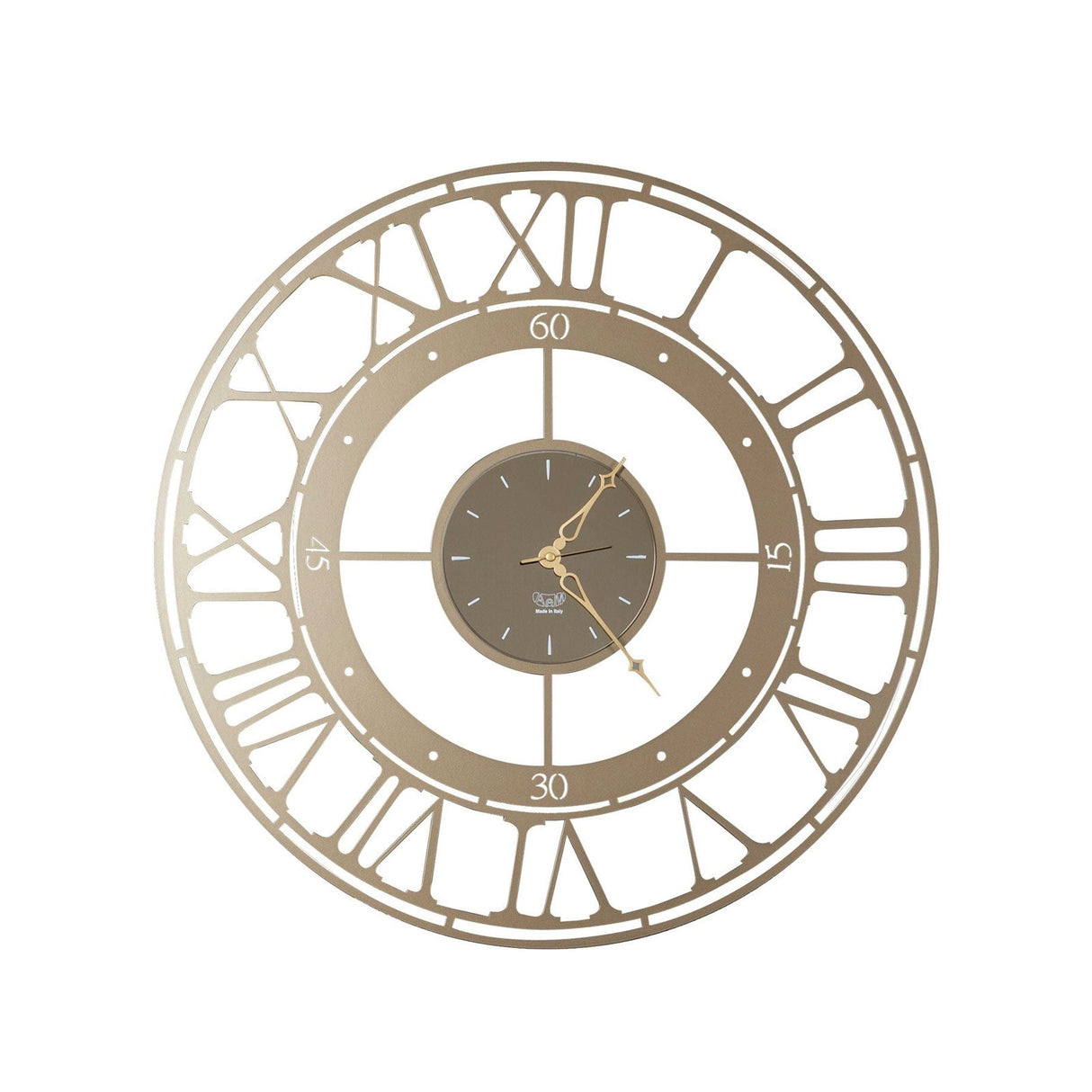 Orologio da parete Koros 70 Arti e Mestieri in metallo bronzo