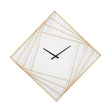 Orologio da parete Goldy Line Mauro Ferretti in ferro dorato 85x85 cm