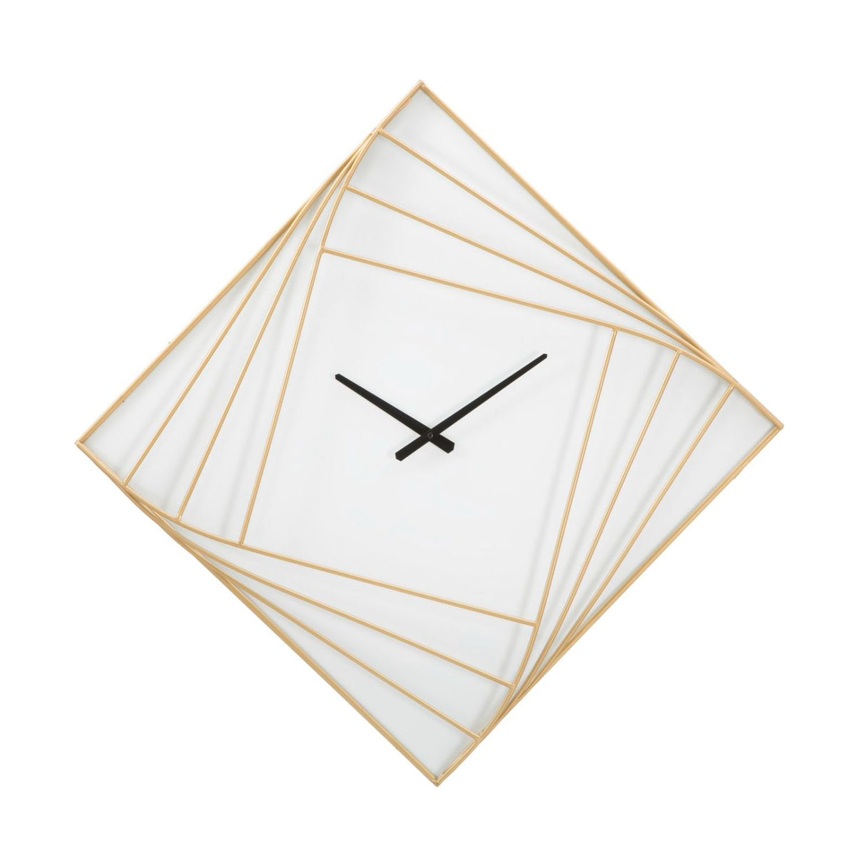 Orologio da parete Goldy Line Mauro Ferretti in ferro dorato 85x85 cm