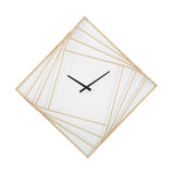 Orologio da parete Goldy Line Mauro Ferretti in ferro dorato 85x85 cm
