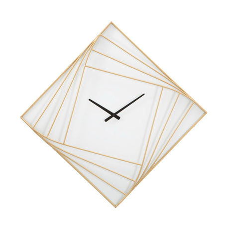 Orologio da parete Goldy Line Mauro Ferretti in ferro dorato 85x85 cm