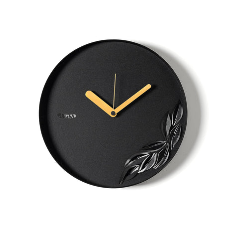 Orologio minimal Alba Arti & Mestieri in ferro nero 30x30 cm