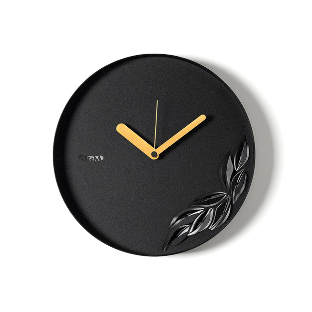 Orologio minimal Alba Arti & Mestieri in ferro nero 30x30 cm