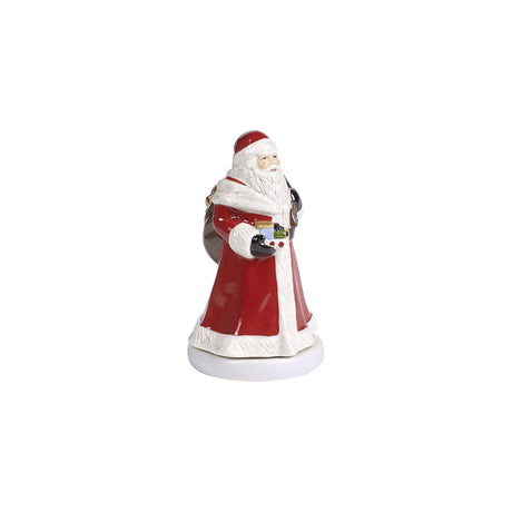 Statuina Babbo Natale rotante Villeroy & Boch in porcellana 15 cm