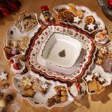 VILLEROY &amp; BOCH Toy's Delight Square Serving Plate 26cm Christmas Table
