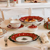 VILLEROY & BOCH Toy's Delight Piatto Piano Verde 29cm Tavola Natale
