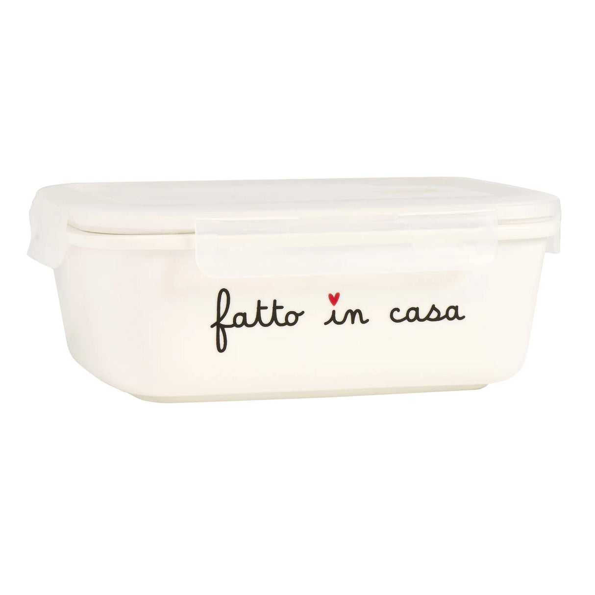 Contenitore ermetico Simple Day in gres 19,5x14,5 cm altezza 6 cm