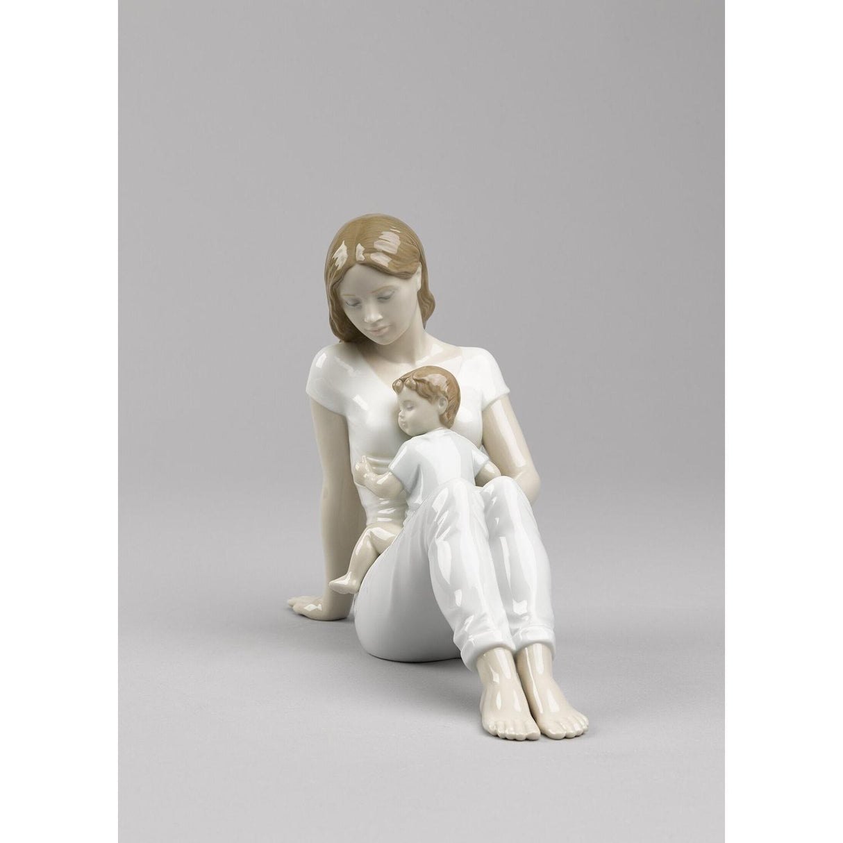 LLADRO' Figurina L'Amore di Una Madre 25x36cm Porcellana