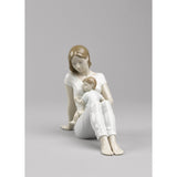 LLADRO' Figurina L'Amore di Una Madre 25x36cm Porcellana