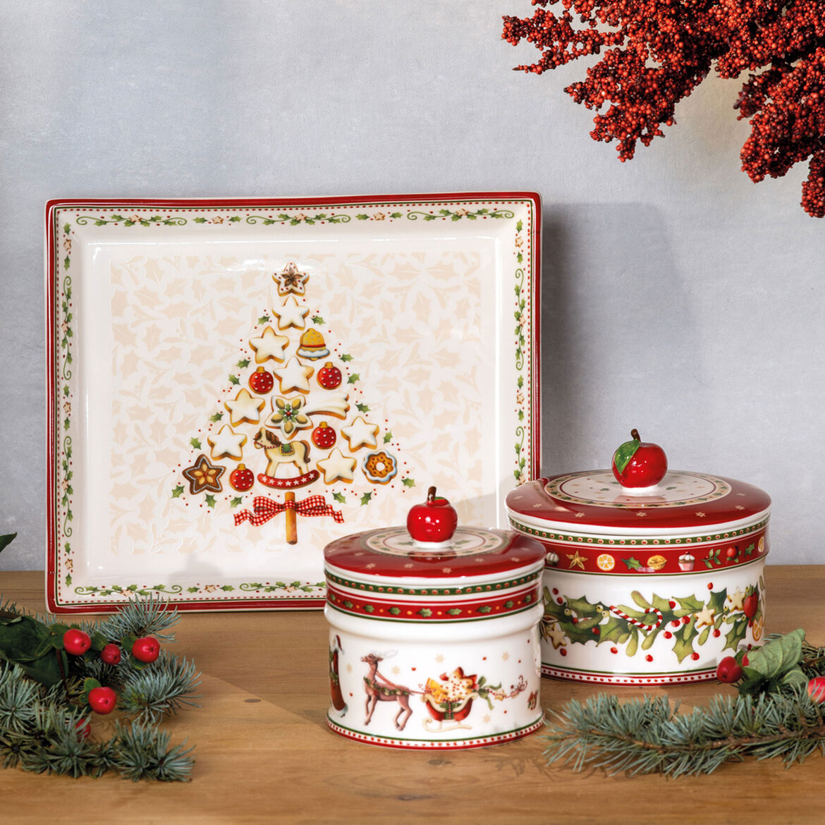 VILLEROY &amp; BOCH Winter Bakery Delight Container Box for Pastries 11x13cm