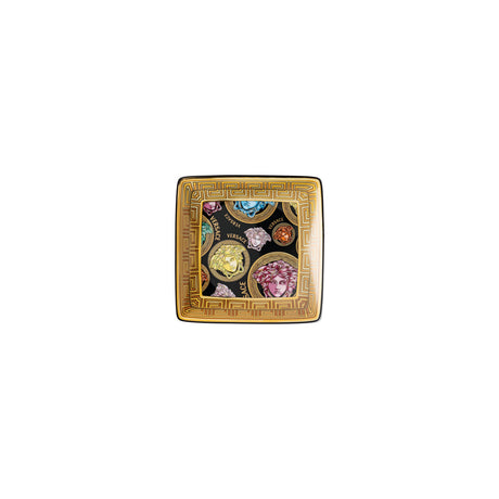 Ciotola Medusa Amplified Versace in porcellana con decoro Greca 12x12 cm